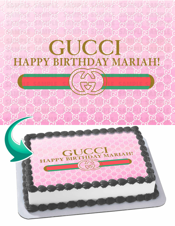 Gucci GLR Edible Cake Toppers