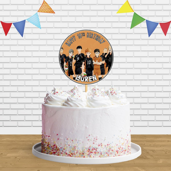 Haikyuu Karasuno Cake Topper Centerpiece Birthday Party Decorations CP276