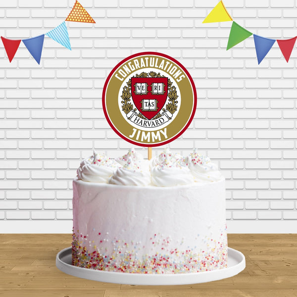 Harvard Cake Topper Centerpiece Birthday Party Decorations CP286