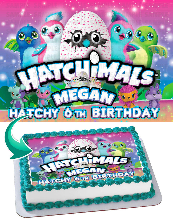 Hatchimals Edible Cake Toppers