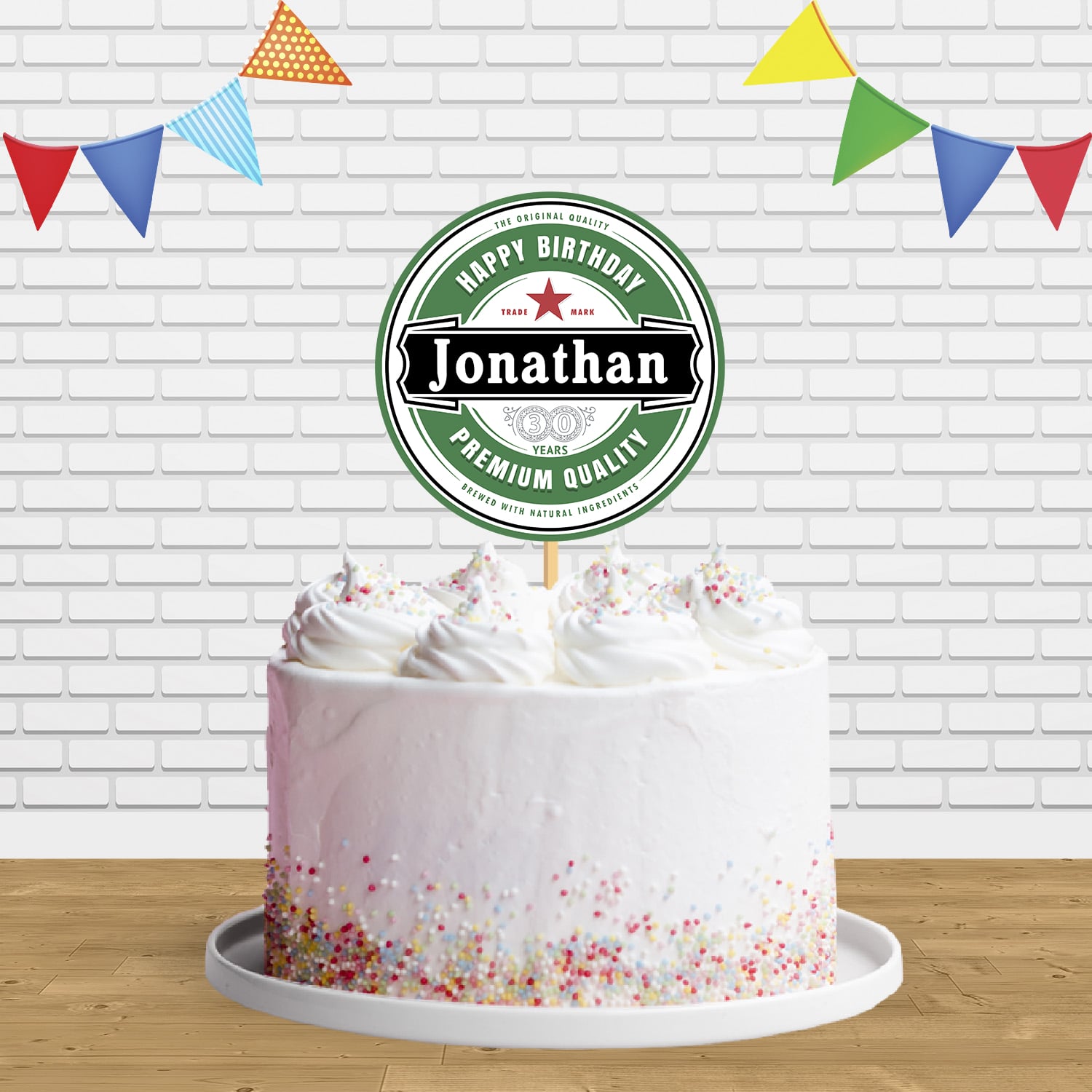 Beer Cake Topper Centerpiece Birthday Party Decorations CP791 ...