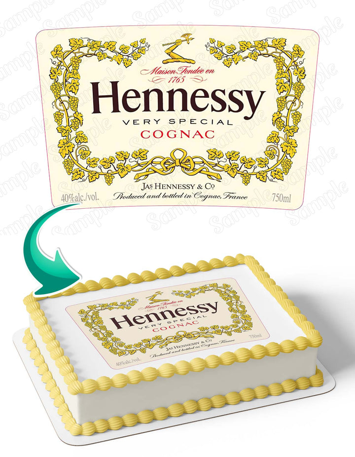 Hennything Label Edible Cake Toppers