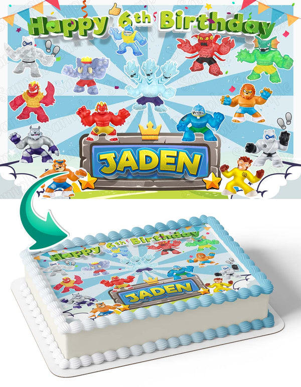 Heroes of Goo Jit Zu Toys Edible Cake Toppers