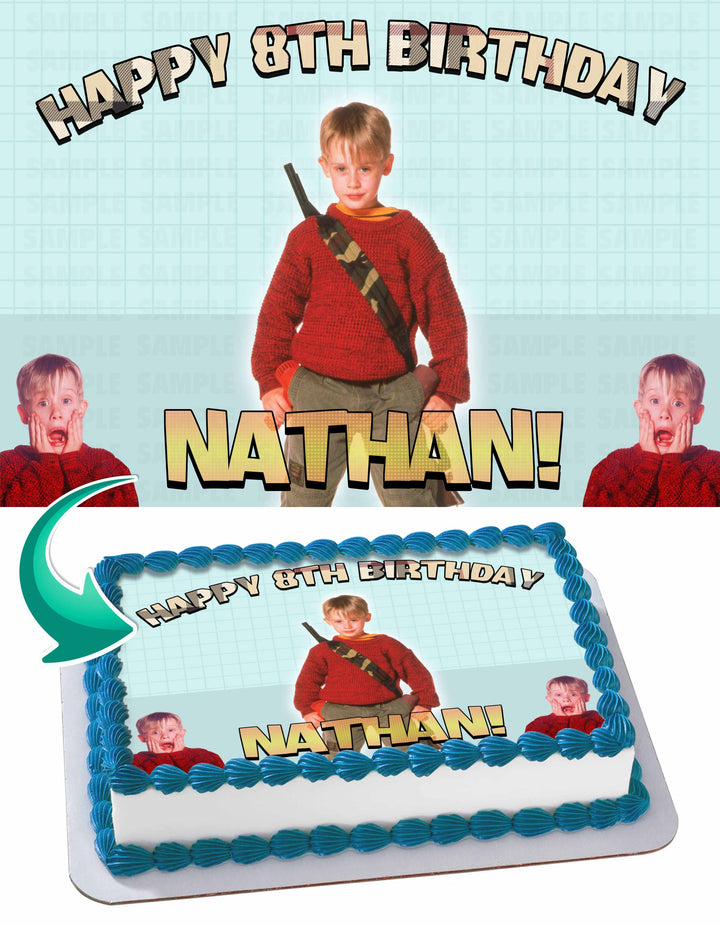 Home Alone Edible Cake Toppers
