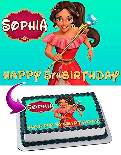 Elena of Avalor Edible Cake Toppers