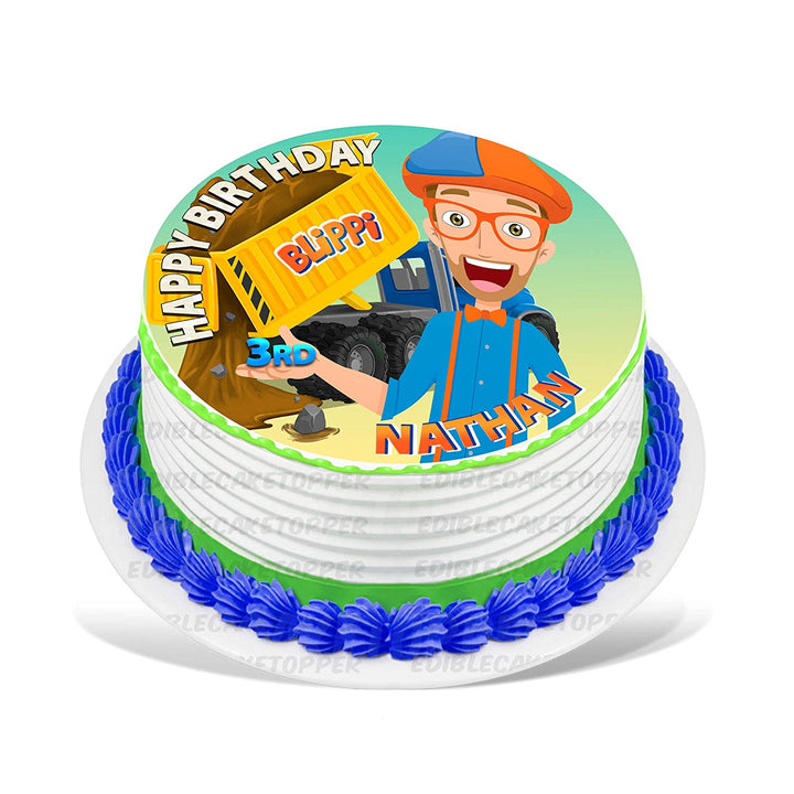 Blip Kids Funn Edible Cake Toppers Round