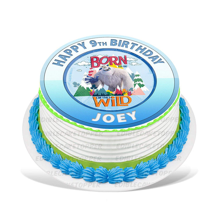 Smallfoot Edible Cake Toppers Round