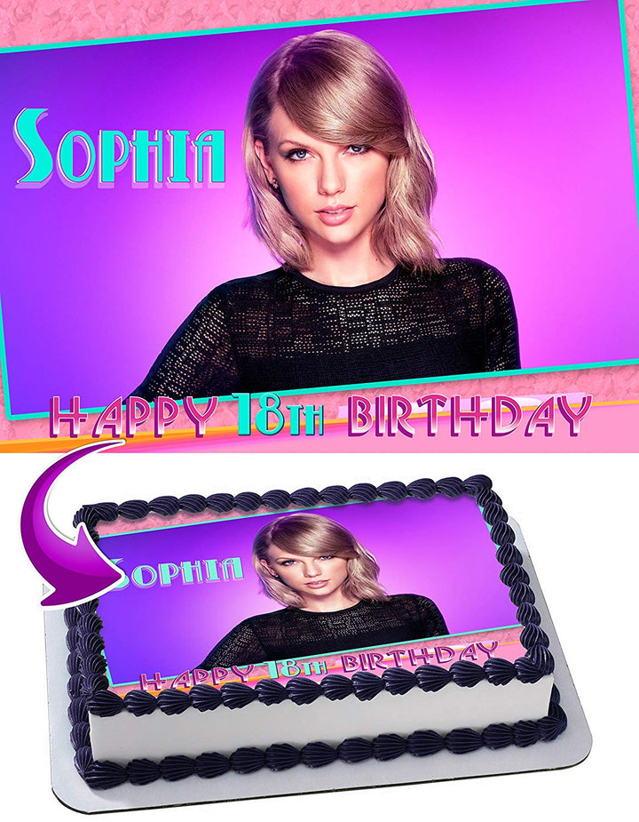 Taylor Swift Edible Cake Toppers