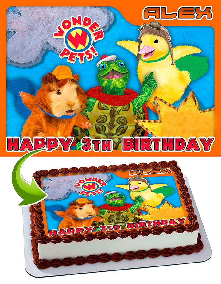 The Wonder Pets Edible Cake Toppers