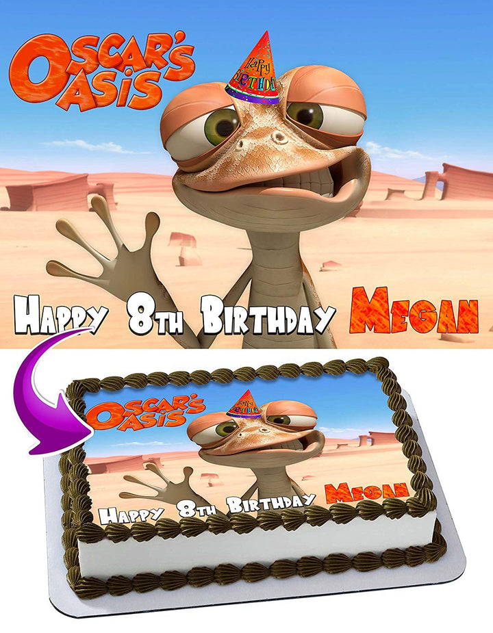 Oscars Oasis Edible Cake Toppers
