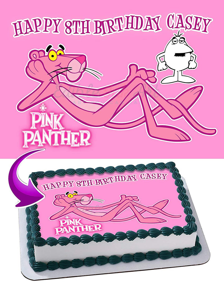 The Pink Panther Edible Cake Toppers