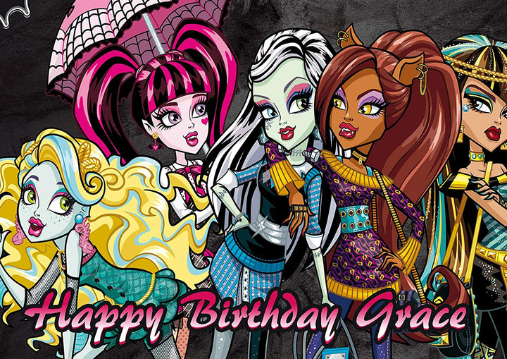 Monster High Edible Cake Toppers