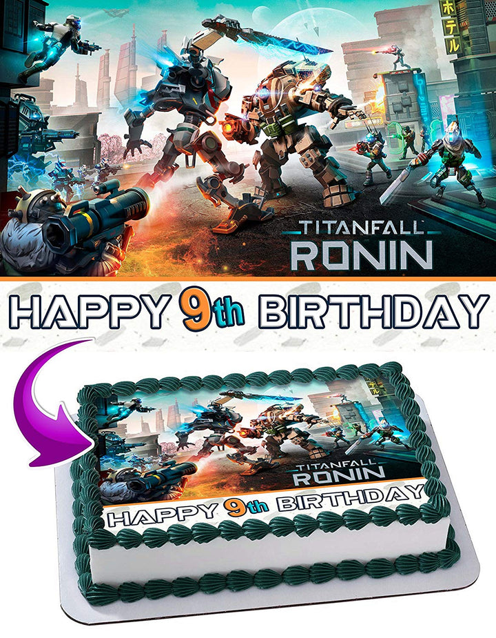 Titanfall Edible Cake Toppers