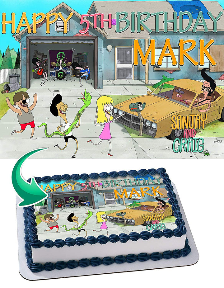 Sanjay and Craig Edible Cake Toppers