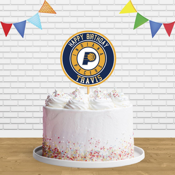 Pacers Cake Topper Centerpiece Birthday Party Decorations CP309