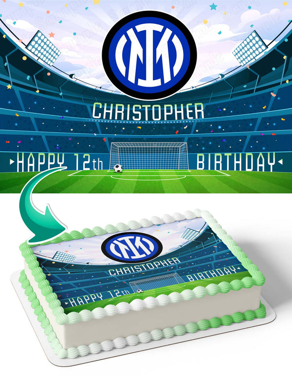 Inter Milan Edible Cake Toppers