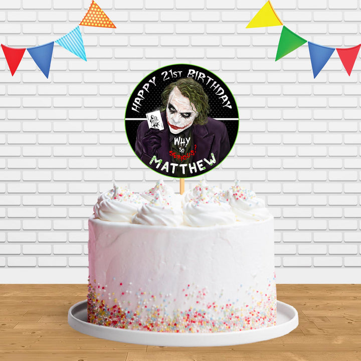 Joker Cake Topper Centerpiece Birthday Party Decorations CP851