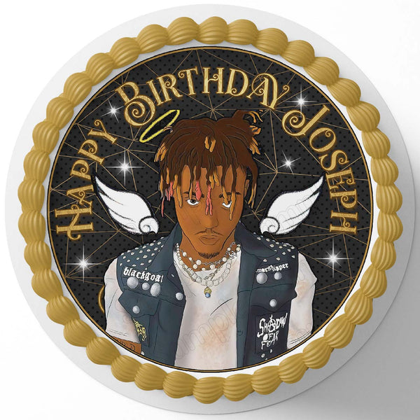 Juice Wrld Edible Cake Toppers Round