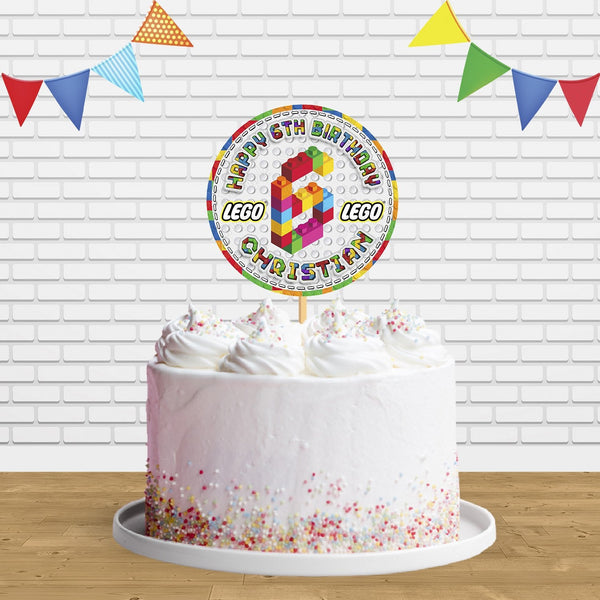 Blocks Bricks Kids Fun Cake Topper Centerpiece Birthday Party Decorations CP350