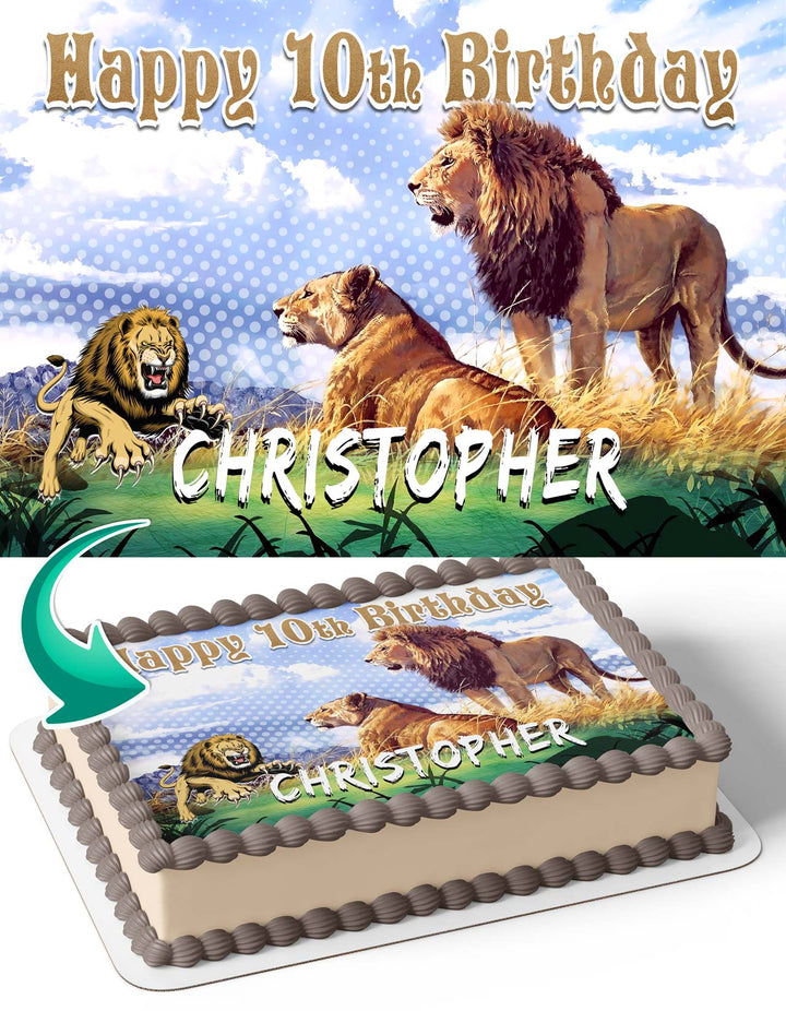 Lion King LK Edible Cake Toppers