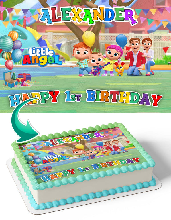Little Angel Kids Fun Baby Edible Cake Toppers