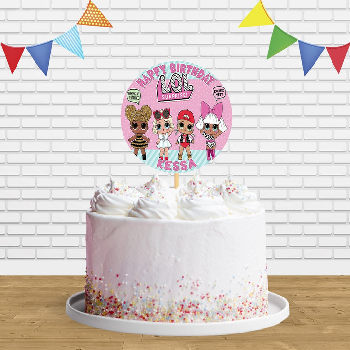Surprise Kids Girls Cake Topper Centerpiece Birthday Party Decorations CP366