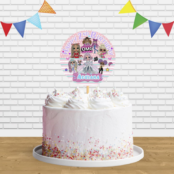 Surprise Kids Girls Cake Topper Centerpiece Birthday Party Decorations CP369