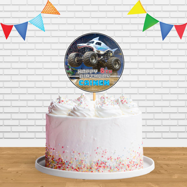 Megalodon Monster Cake Topper Centerpiece Birthday Party Decorations CP927