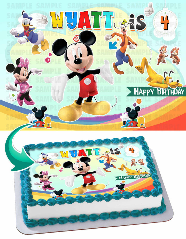 Mickey Mouse Clubhouse Edible Cake Toppers