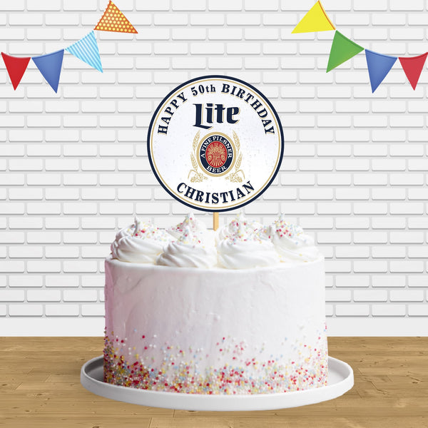 Beer Cake Topper Centerpiece Birthday Party Decorations CP793