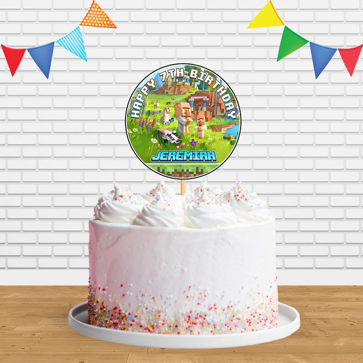 Pixel Legends Cake Topper Centerpiece Birthday Party Decorations CP872