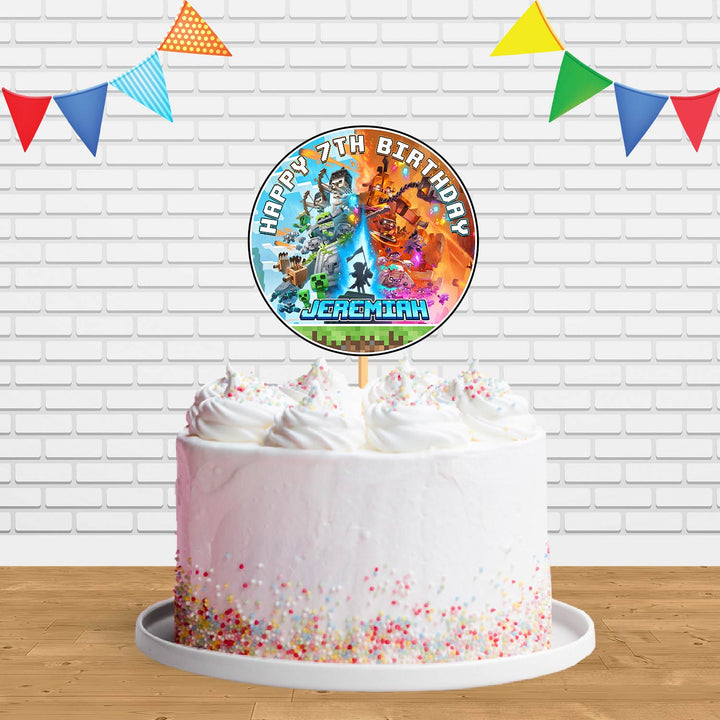 Pixel Legends GP Ct Cake Topper Centerpiece Birthday Party Decorations CP874