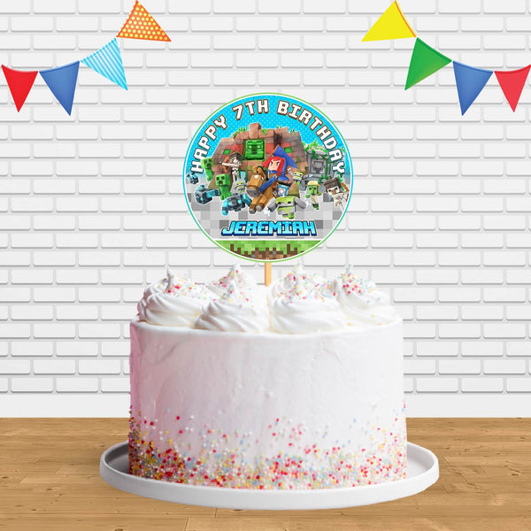 Pixel Legends Cake Topper Centerpiece Birthday Party Decorations CP875