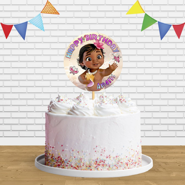 Kids Girls Child Fun Cute Moan Cake Topper Centerpiece Birthday Party Decorations CP429