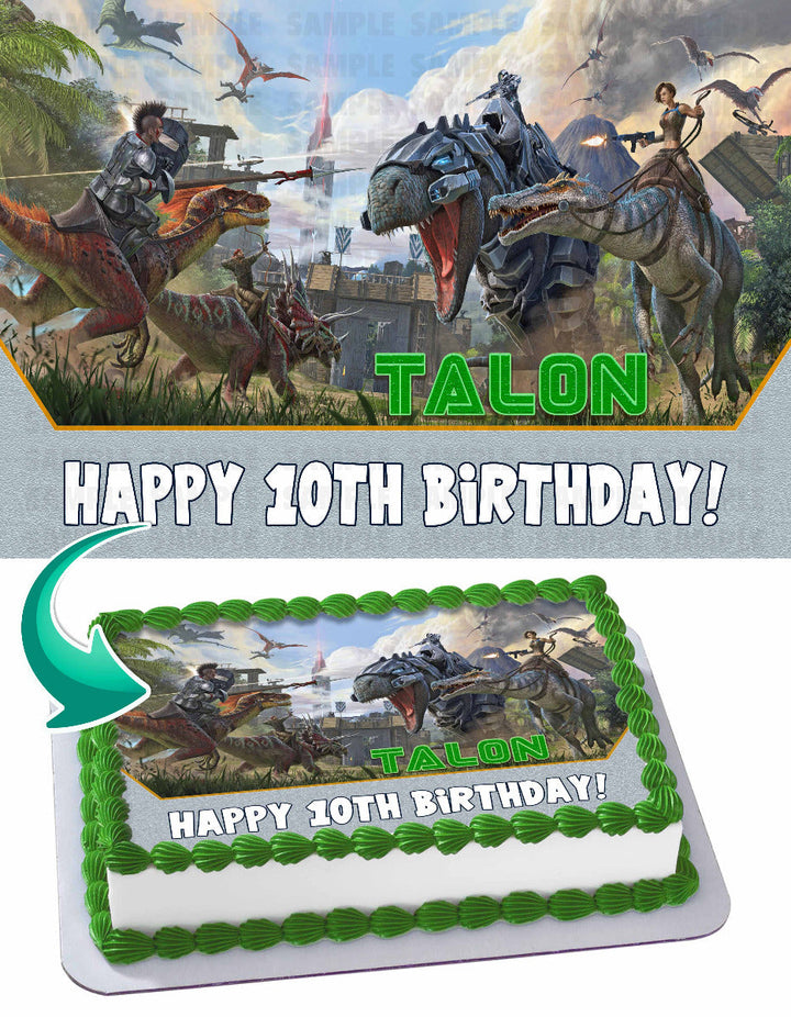 ARK Survival Evolved Edible Cake Toppers