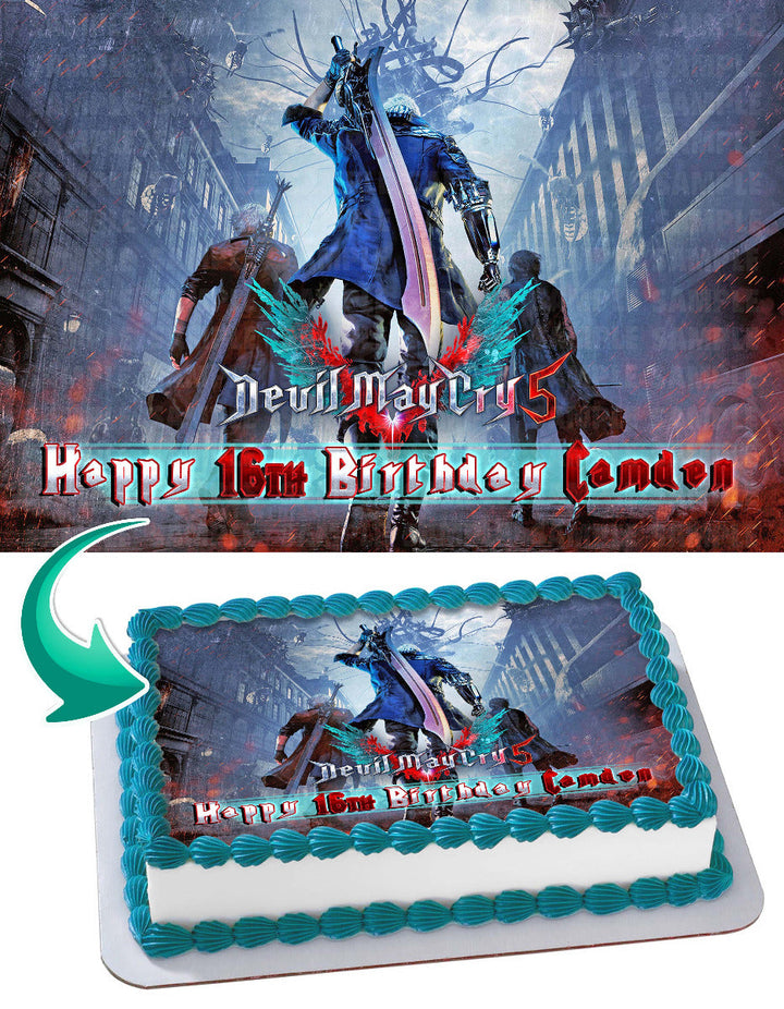 Devil May Cry 5 Edible Cake Toppers