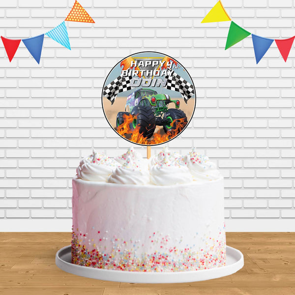 Monster Truck Grave Digger Cake Topper Centerpiece Birthday Party Decorations CP905