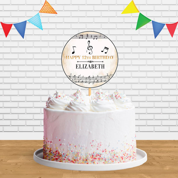 Musical Notes Ct Cake Topper Centerpiece Birthday Party Decorations CP928