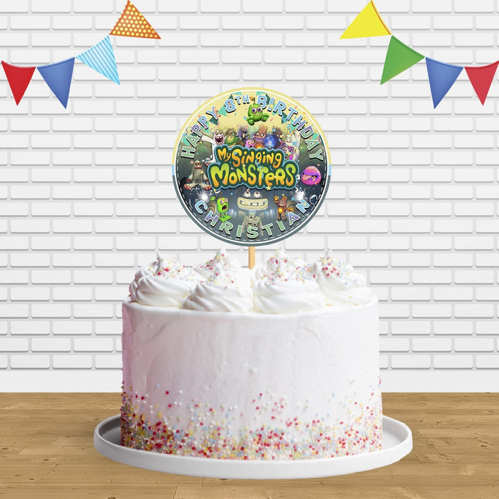 my singing monsters cake topper My Singing Monsters Cake Topper Centerpiece Birthday Party Decorations