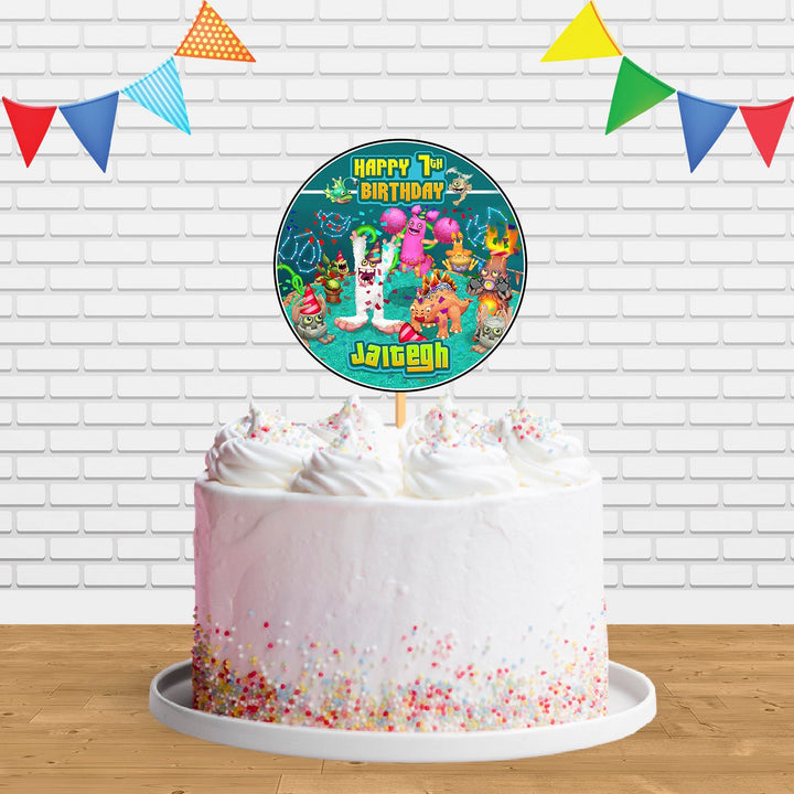 my singing monsters cake topper Singing Monster Cake Topper Centerpiece Birthday Party Decorations CP9 – Ediblecaketopper