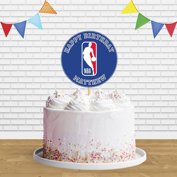 Basketball Cake Topper Centerpiece Birthday Party Decorations CP447