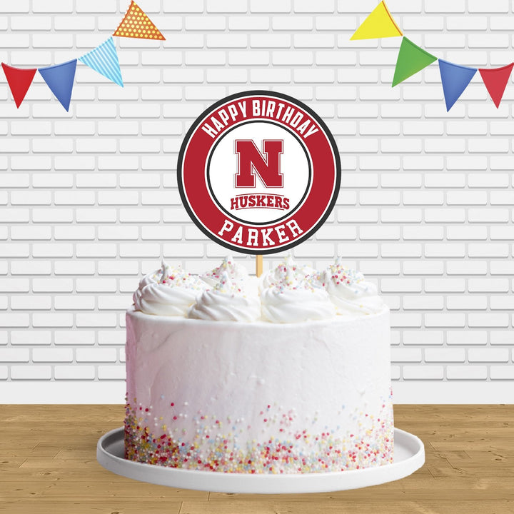 Cornhuskers Cake Topper Centerpiece Birthday Party Decorations CP448