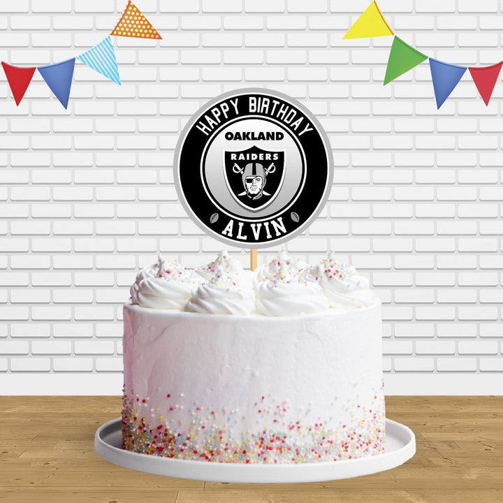 Raiders Cake Topper Centerpiece Birthday Party Decorations CP477