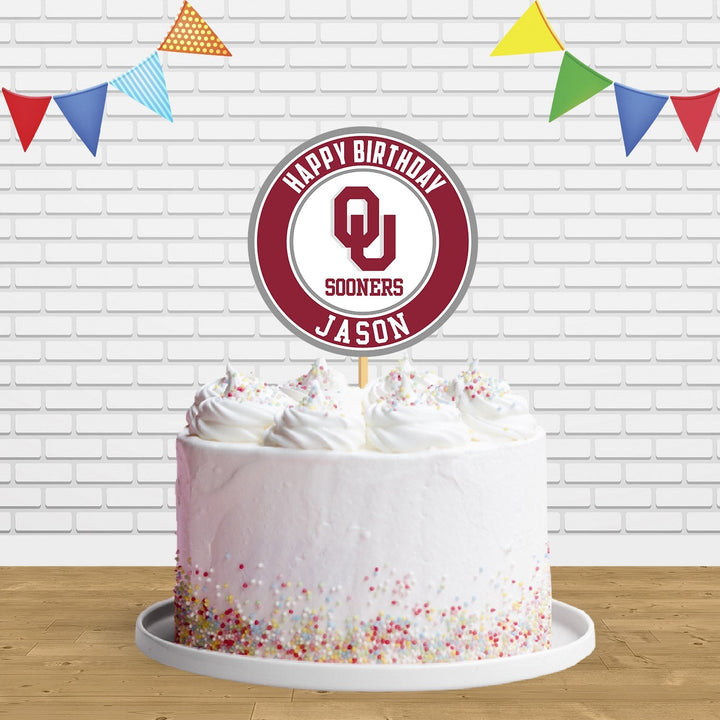 Sooners Cake Topper Centerpiece Birthday Party Decorations CP483