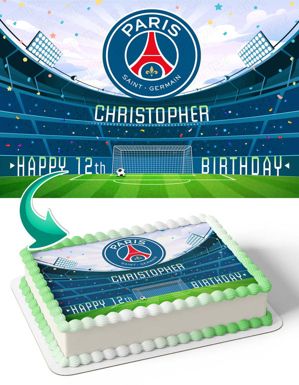 Paris SaintGermain FC Edible Cake Toppers