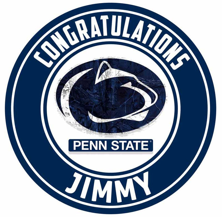 Penn State Nittany Lions Edible Cake Toppers Round