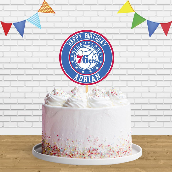 76ers Cake Topper Centerpiece Birthday Party Decorations CP509