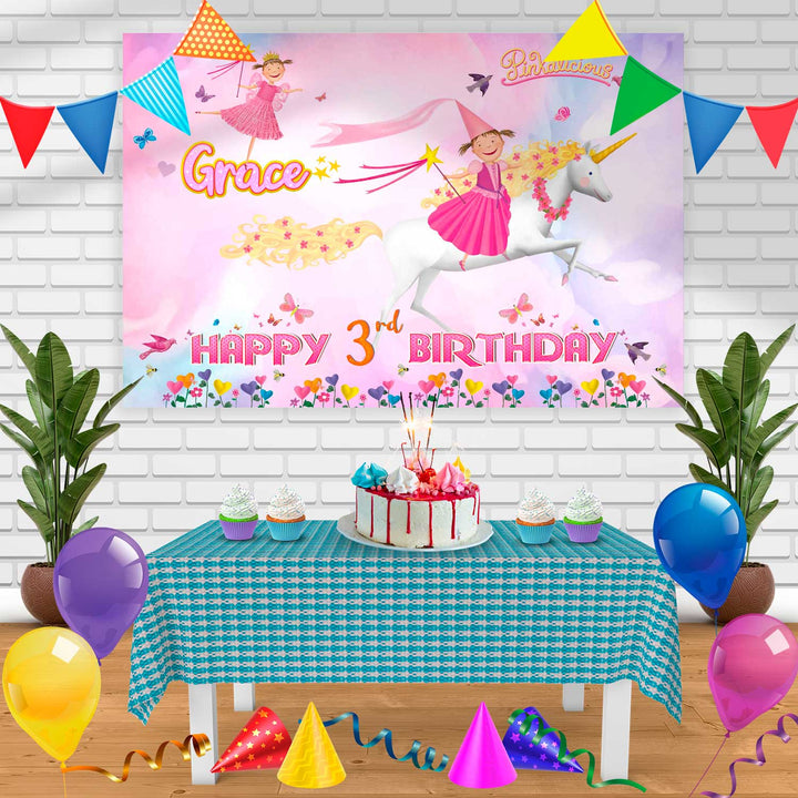 PINKALICIOUS 2 Birthday Banner Personalized Party Backdrop Decoration