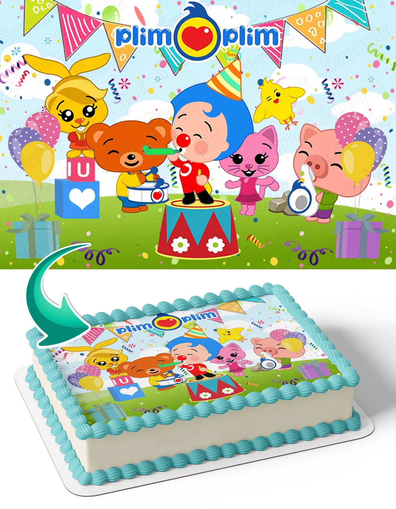 Plim Plim Edible Cake Toppers Ediblecaketopper