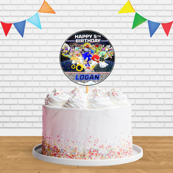 Fast Kids Fast Run Cake Topper Centerpiece Birthday Party Decorations CP894